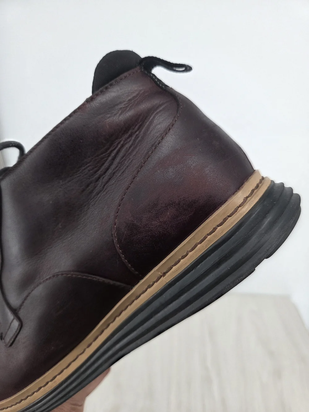 Cole Haan Men's Brown Leather Chukka Boots Size 10.5